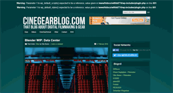 Desktop Screenshot of cinegearblog.com